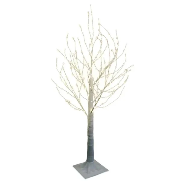 Kurt Adler 3-Foot Winter White Twig Tree And 300-Light Warm White Fairy Led