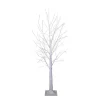Kurt Adler 4-Foot Winter White Twig Tree With 500 Warm White Lights
