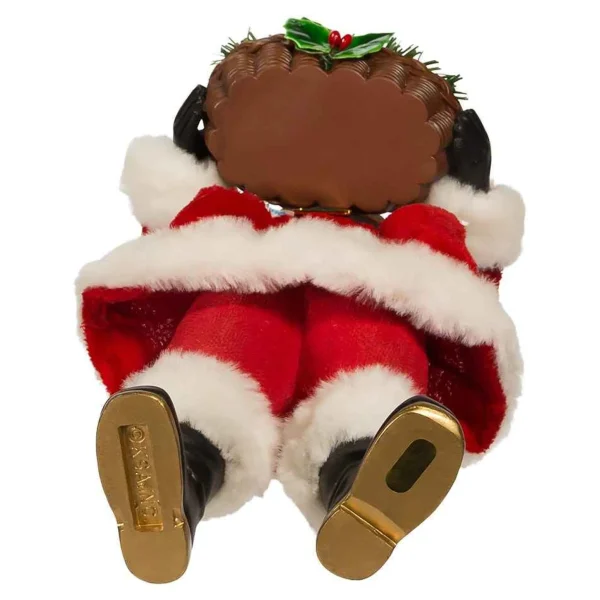 Kurt Adler Hershey Santa With Basket Tablepiece