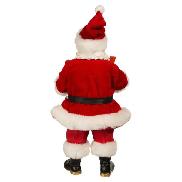 Kurt Adler Hershey Santa With Basket Tablepiece