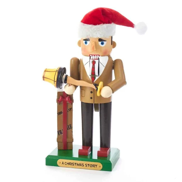 Kurt Adler 11-Inch A Christmas Story Mr. Parker With Leg Lamp Nutcracker