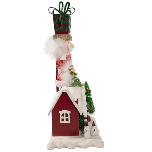 Kurt Adler 18-Inch Battery Operated Deck The Halls Musical Led Nutcracker