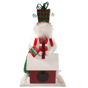 Kurt Adler 18-Inch Battery Operated Deck The Halls Musical Led Nutcracker