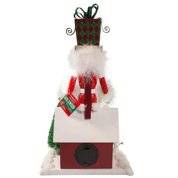 Kurt Adler 18-Inch Battery Operated Deck The Halls Musical Led Nutcracker