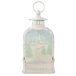 Kurt Adler 9.5-Inch Battery-Operated Lighted Santa Water Lantern