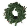 Kurt Adler 24-Inch Battery-Operated 30-Light Led Holly Berry Wreath