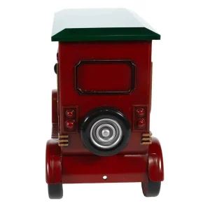 Kurt Adler 6.5-Inch Battery-Operated Lit Santa Truck Water Lantern