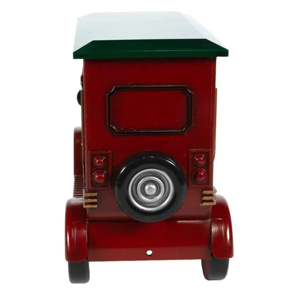 Kurt Adler 6.5-Inch Battery-Operated Lit Santa Truck Water Lantern