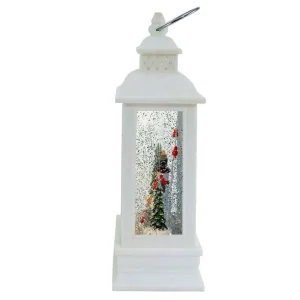 Kurt Adler 10.6-Inch Battery-Operated Led Snowman Water Lantern