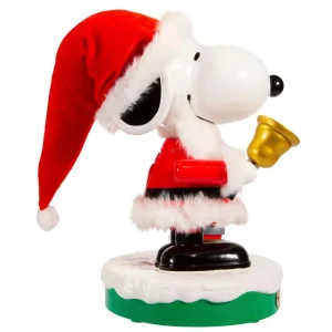 Kurt Adler 10-Inch Battery-Operated Musical Santa Snoopy Nutcracker