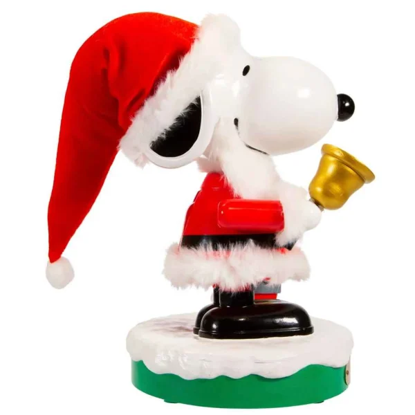 Kurt Adler 10-Inch Battery-Operated Musical Santa Snoopy Nutcracker