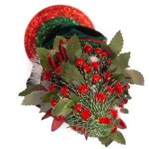 Kurt Adler 24-Inch Battery-Operated Hollywood Red And Dark Green Nutcracker With Led Hat