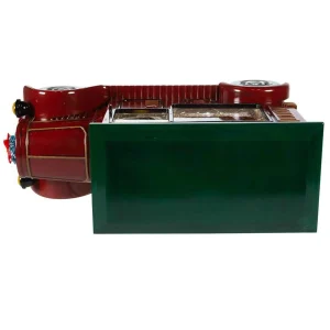 Kurt Adler 6.5-Inch Battery-Operated Lit Santa Truck Water Lantern