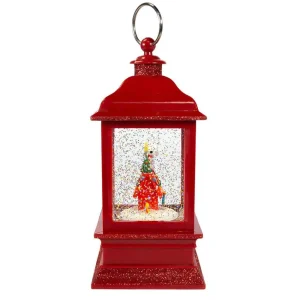 Kurt Adler 9-Inch Battery-Operated Peanuts Lit Musical Water Lantern