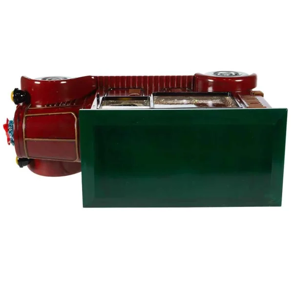 Kurt Adler 6.5-Inch Battery-Operated Lit Santa Truck Water Lantern