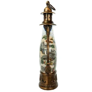 Kurt Adler 15-Inch Battery-Operated Lit Christmas Village Water Lantern
