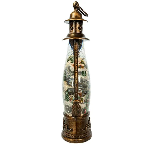 Kurt Adler 15-Inch Battery-Operated Lit Christmas Village Water Lantern