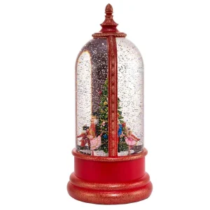 Kurt Adler 10.8-Inch Battery-Operated Usb Lighted Musical Nutcracker Water Lantern