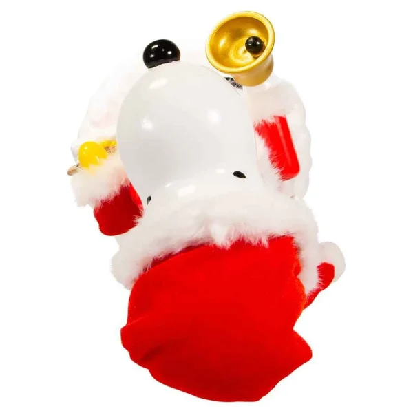 Kurt Adler 10-Inch Battery-Operated Musical Santa Snoopy Nutcracker
