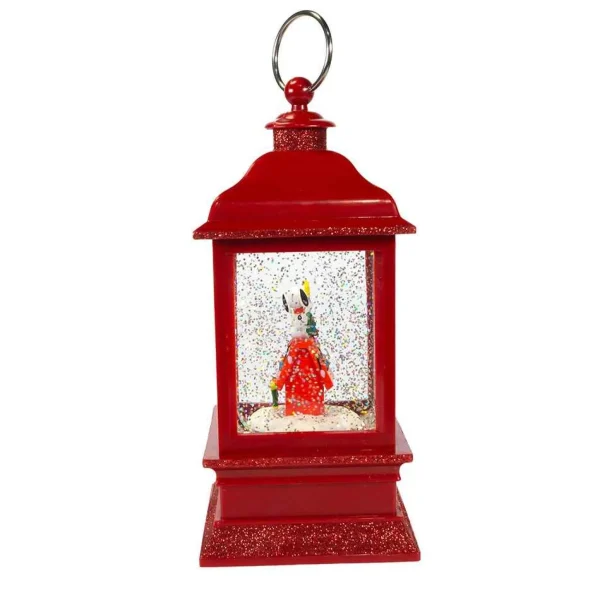 Kurt Adler 9-Inch Battery-Operated Peanuts Lit Musical Water Lantern