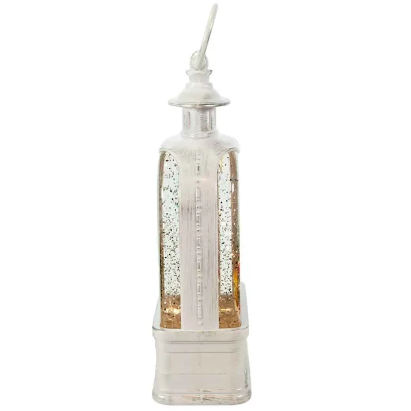 Kurt Adler 9.5-Inch Battery-Operated Lighted Santa Water Lantern