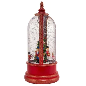 Kurt Adler 10.8-Inch Battery-Operated Usb Lighted Musical Nutcracker Water Lantern