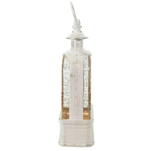 Kurt Adler 9.5-Inch Battery-Operated Lighted Santa Water Lantern