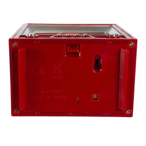 Kurt Adler 8.5-Inch Battery-Operated Rudolph And Santa Musical Tv Table Piece