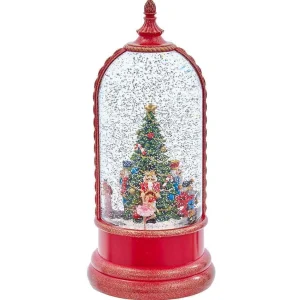 Kurt Adler 10.8-Inch Battery-Operated Usb Lighted Musical Nutcracker Water Lantern