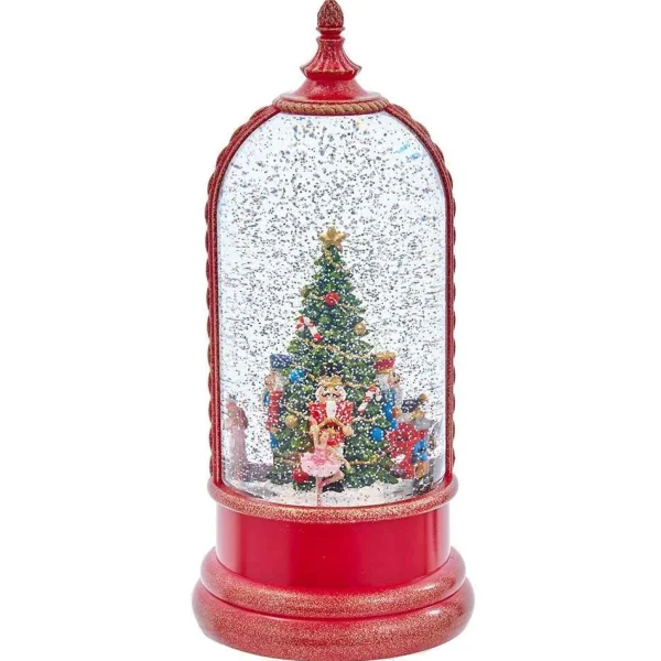 Kurt Adler 10.8-Inch Battery-Operated Usb Lighted Musical Nutcracker Water Lantern