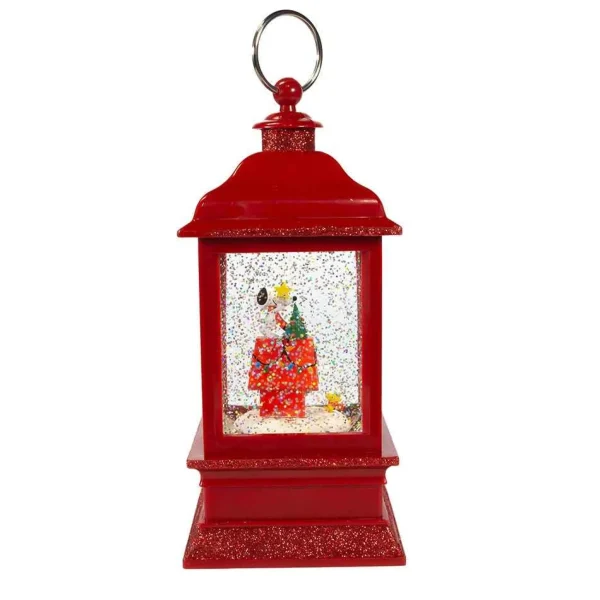 Kurt Adler 9-Inch Battery-Operated Peanuts Lit Musical Water Lantern