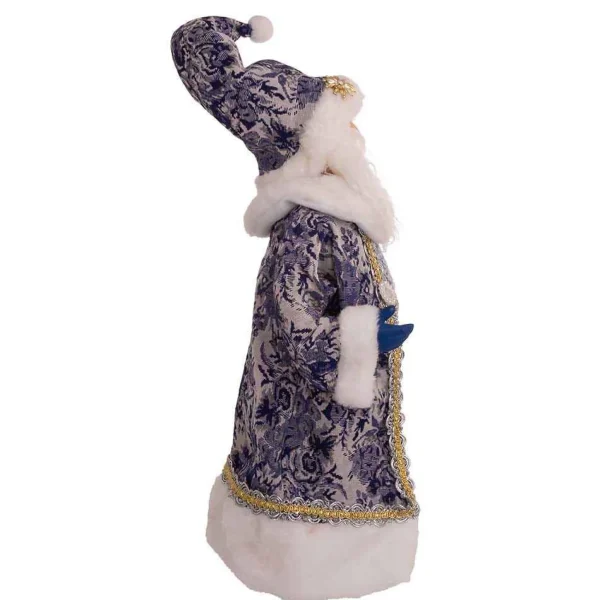 Kurt Adler 18-Inch Blue Santa Holding Oversized