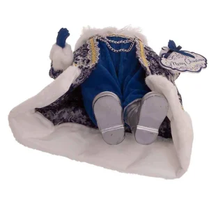 Kurt Adler 18-Inch Blue Santa Holding Oversized