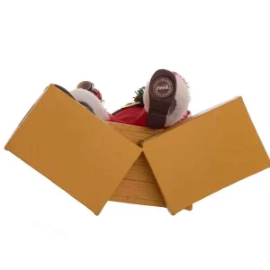 Kurt Adler 9-Inch Coca-Cola Santa Sitting On Crates