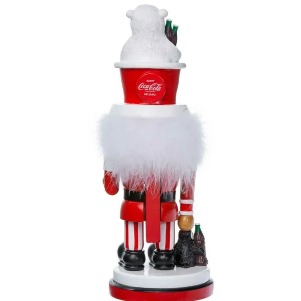 Kurt Adler 15-Inch Coca-Cola Hollywood Nutcracker With Polar Bear Hat
