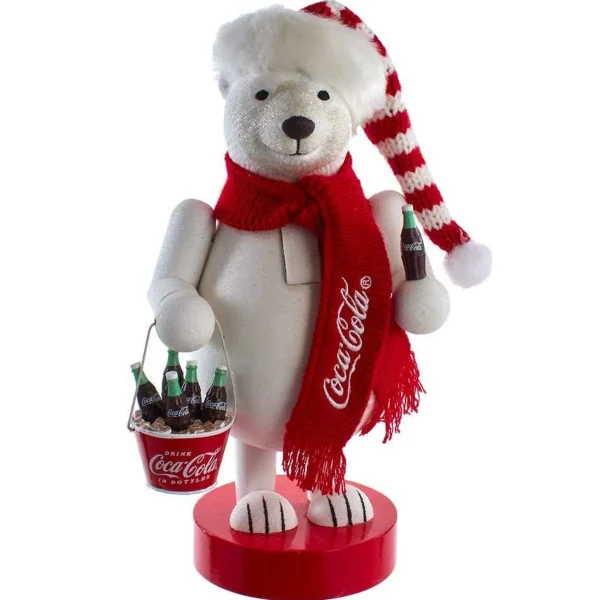 Kurt Adler 14-Inch Coca-Cola® Polar Bear Nutcracker