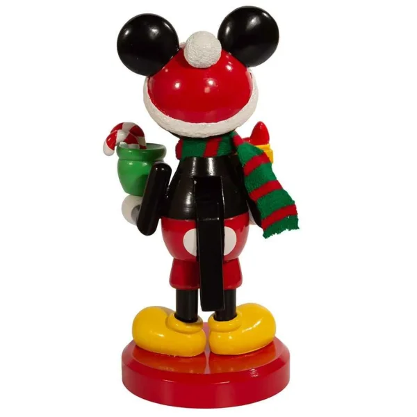 Kurt Adler 10-Inch Disney Mickey Mouse With Present Nutcracker