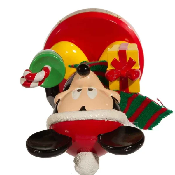 Kurt Adler 10-Inch Disney Mickey Mouse With Present Nutcracker