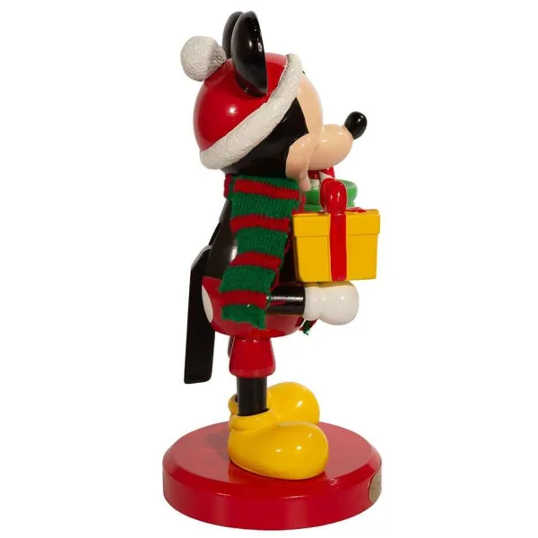 Kurt Adler 10-Inch Disney Mickey Mouse With Present Nutcracker