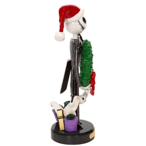 Kurt Adler 10-Inch Disney© Nightmare Before Christmas Jack Skellington With Wreath Nutcracker