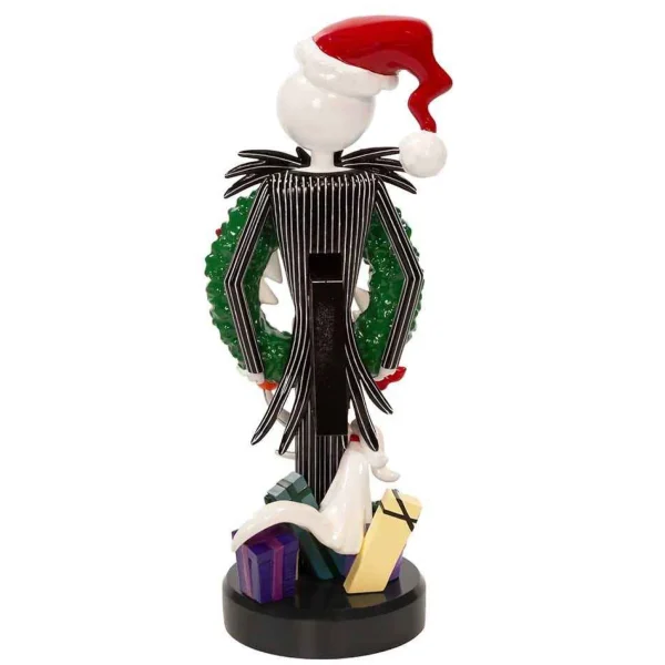 Kurt Adler 10-Inch Disney© Nightmare Before Christmas Jack Skellington With Wreath Nutcracker