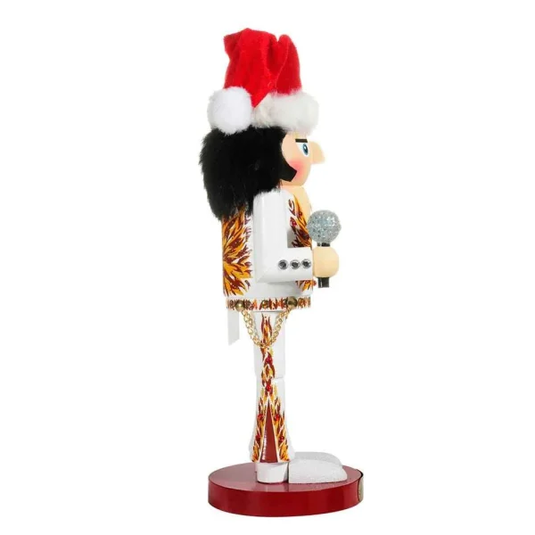 Kurt Adler 11-Inch Elvis® In Flame Suit Nutcracker