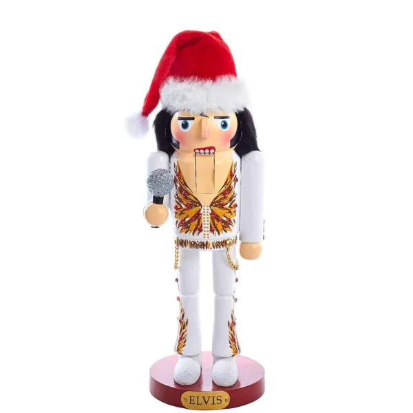 Kurt Adler 11-Inch Elvis® In Flame Suit Nutcracker