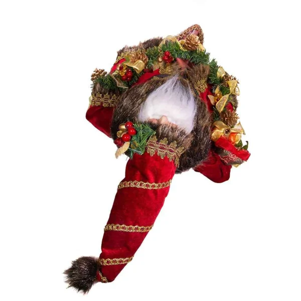 Kurt Adler 23-Inch Fabric Decorated Santa Tablepiece