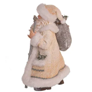 Kurt Adler 10.5-Inch Fabriche Snowy Woods Santa