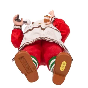 Kurt Adler 10.5-Inch Fabriche S'Mores Santa
