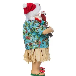 Kurt Adler 11-Inch Fabriche Beach Santa