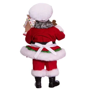 Kurt Adler 10.5-Inch Fabriche™ Black Chef Santa