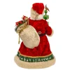 Kurt Adler 10.5-Inch Fabriche Musical 12 Days Of Christmas Santa