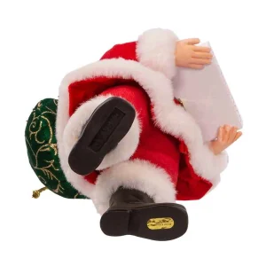 Kurt Adler 10.5-Inch Fabriche Countdown Santa